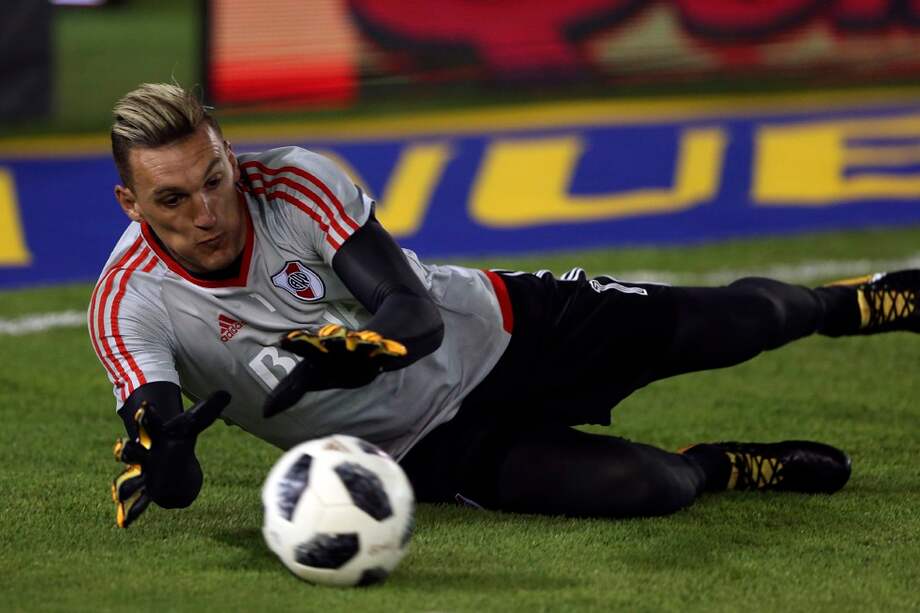 Franco Armani, arquero de River Plate. / Getty Images