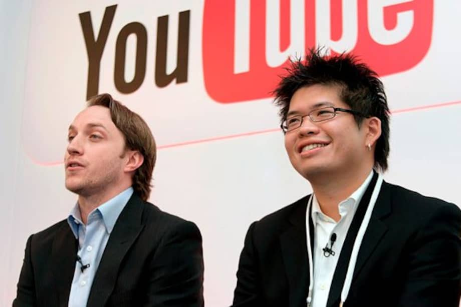 Chad Hurley y Steve Chen, creadores de YouTube. /EFE