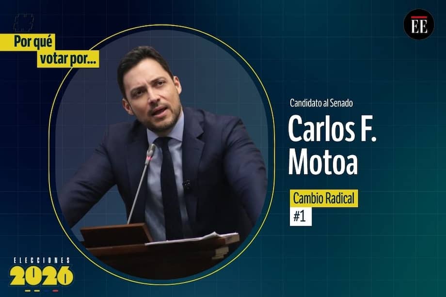 Carlos Fernando Motoa candidato al Senado.