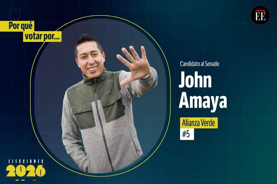 Por qué votar por John Amaya, candidato al Senado.