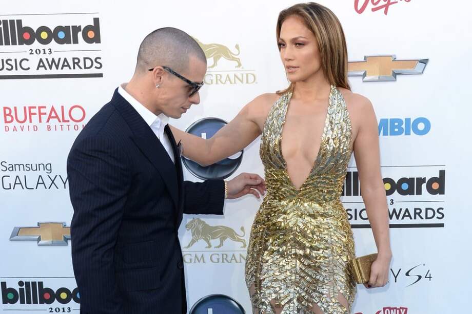 Casper Smart y Jennifer Lopez. / AFP
