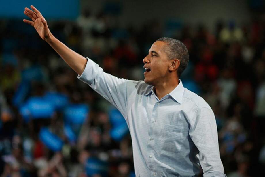 El presidente de los EE.UU., Barack Obama, pronuncia su discurso durante un acto electoral en el Instituto Tecnológico de Florida en la ciudad de Melbourne, Florida, EE.UU. / Afp.