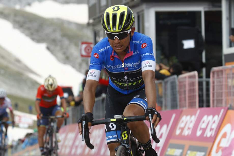 Chaves sigue segundo en la clasificación de la montaña / AFP