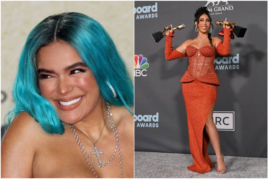 Karol G ganó una de sus dos nominaciones, mientras que Kali Uchis se llevó dos premios Billboard.