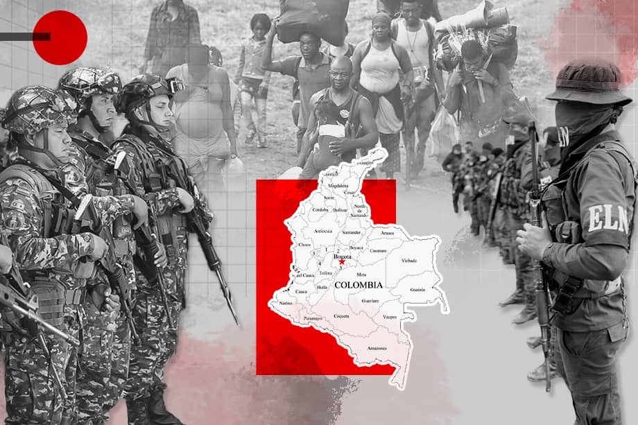 La guerra en Colombia ha dejado siempre en la mitad a la población civil.