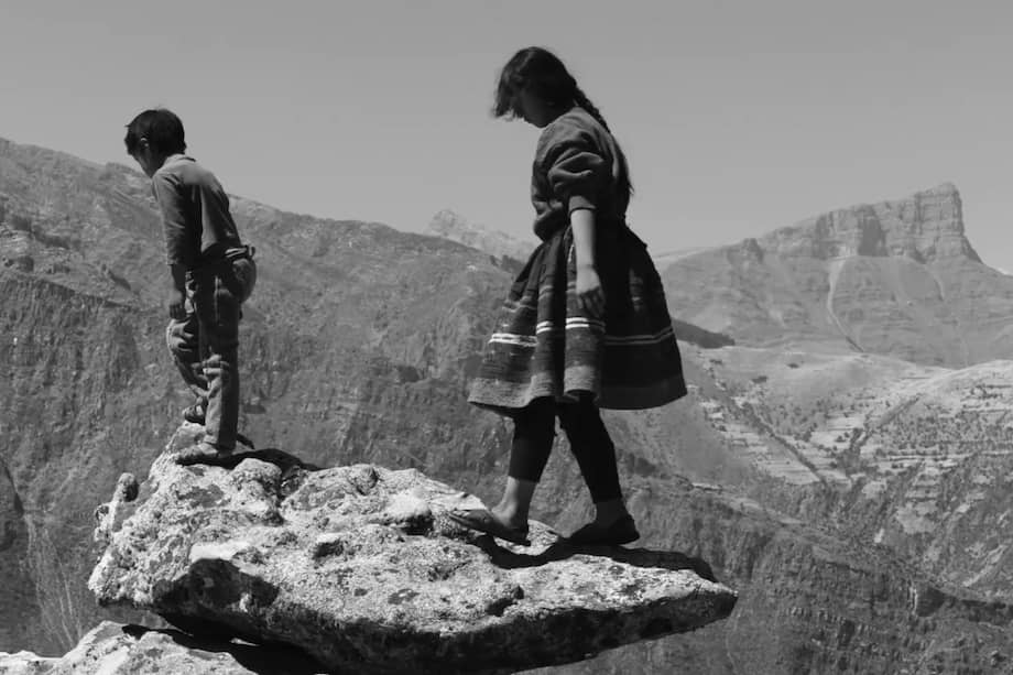 La película se rodó en el pueblo ayacuchano de Sarhua.
