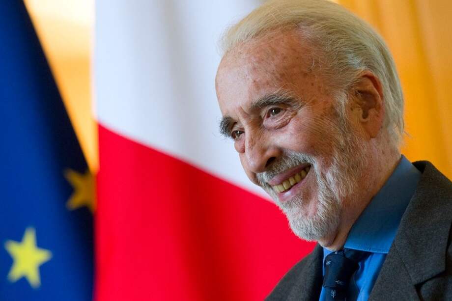 Christopher Lee, actor británico.
