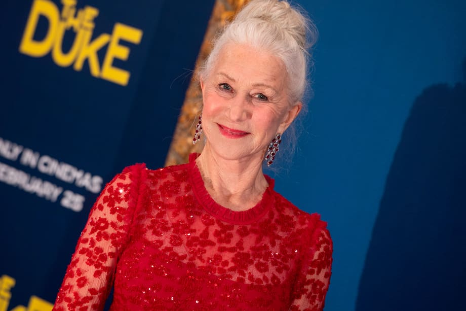 El pelo blanco de la actriz es sinónimo de elegancia y porte.