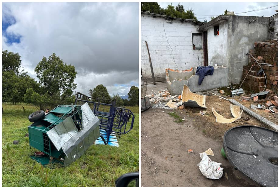 La planta quedó completamente destruida.