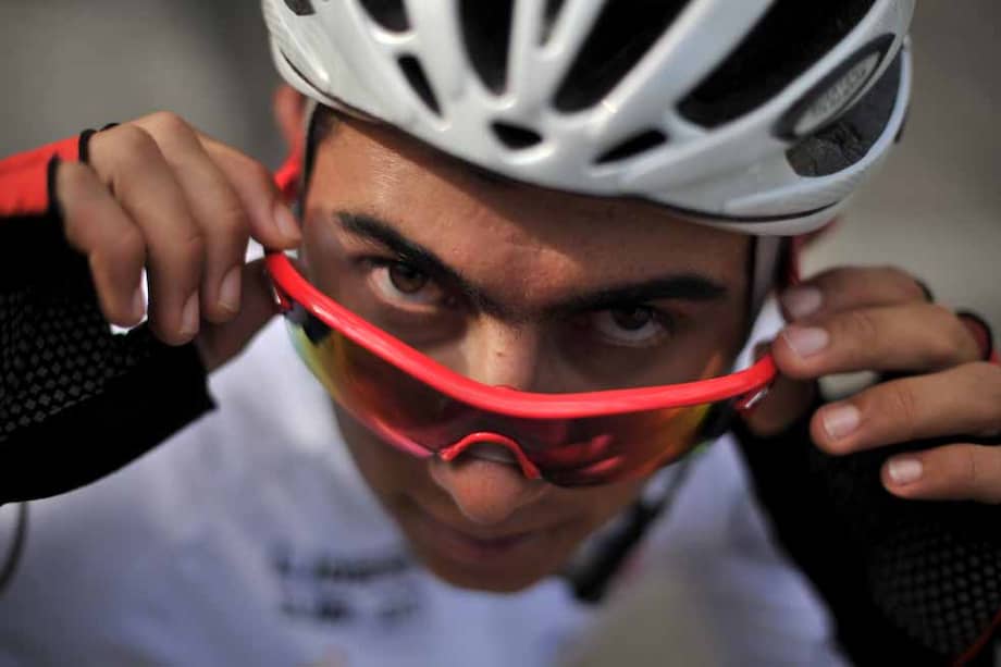 Sebastián Henao, ciclista del equipo Coldeportes - Claro. / Andrés Torres