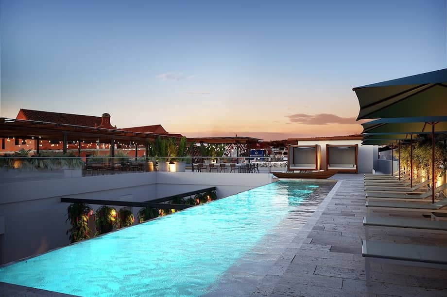 El segundo Tcherassi Hotel fue abierto en 2016, en la ciudad amurallada de Cartagena.
