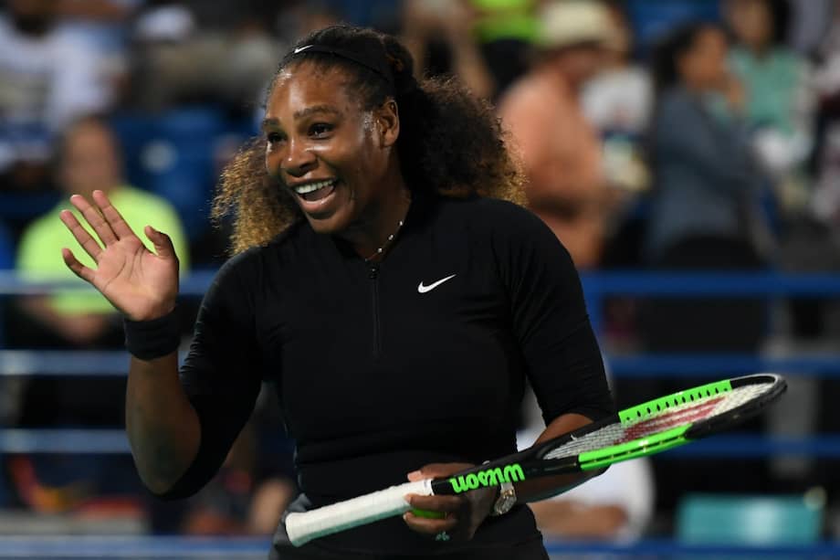 Serena Williams, en su regreso a las canchas de tenis, tras dar a luz. / EFE