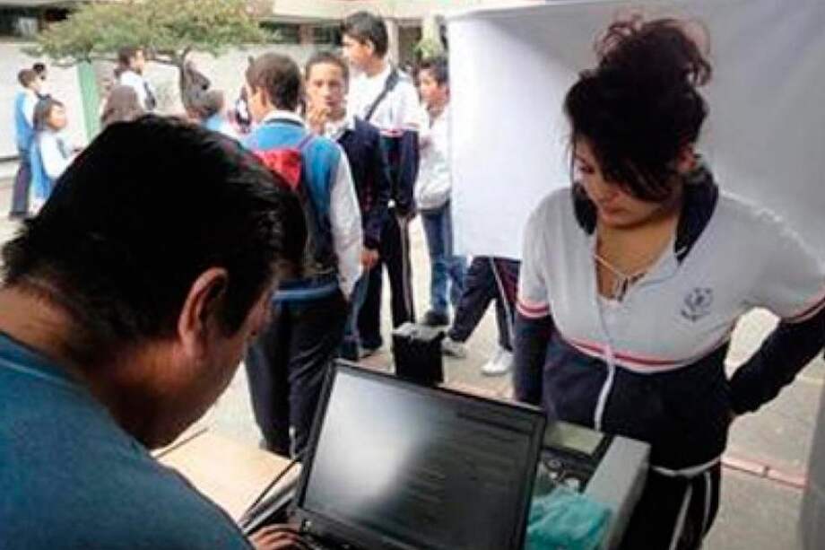 Registraduría Distrital comenzó jornada de identificación en colegios de Bogotá