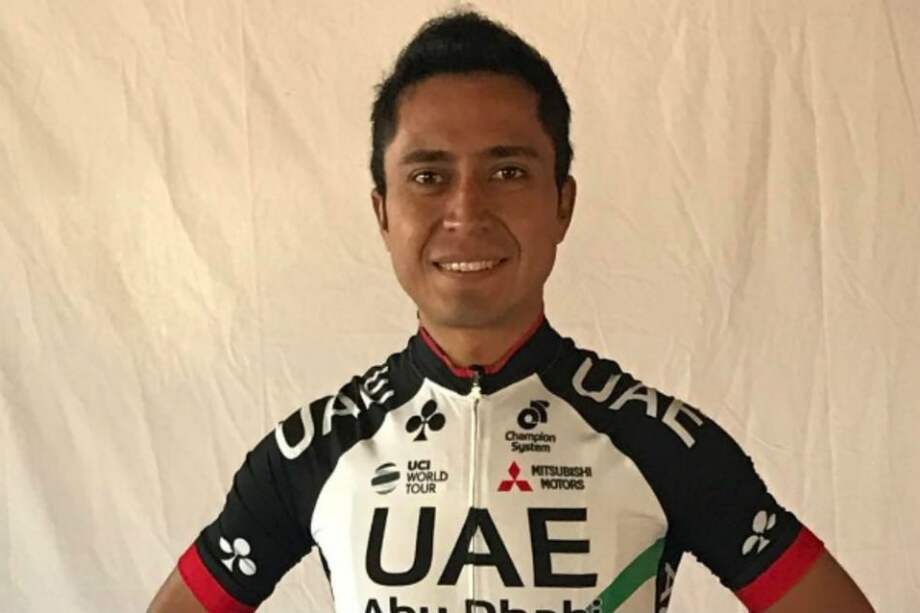 Darwin Atapuma, ciclista del UAE Abu Dhabi.