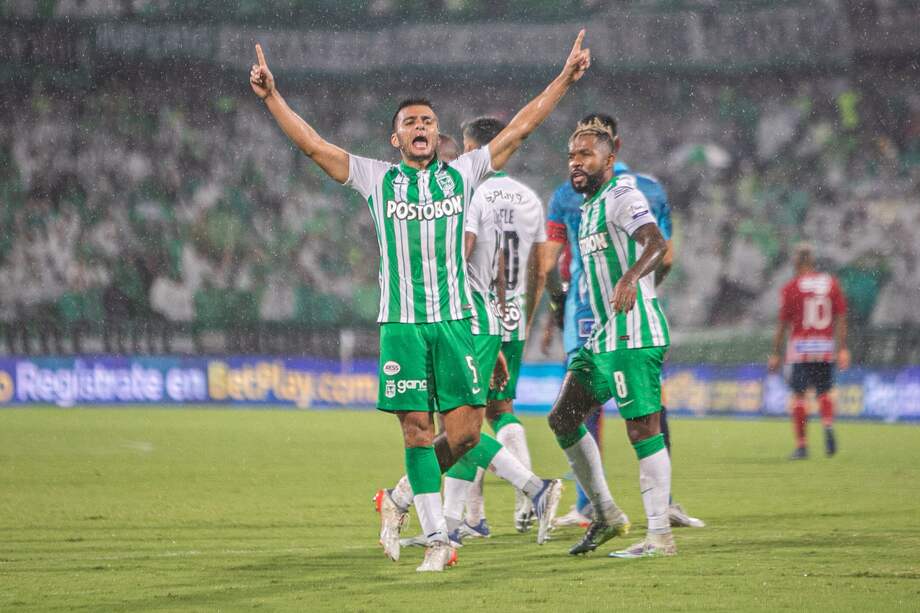 Jhon Duque marcó su primer gol como jugador de Nacional.
