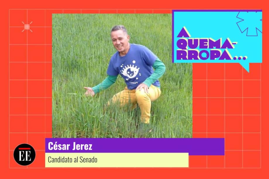 César Jerez es candidato al Senado por Fuerza Ciudadana. Tiene el número 23 en el tarjetón.