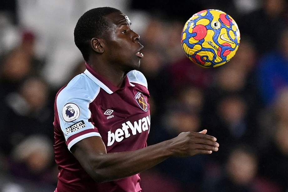 Kurt Zouma en un partido del West Ham // AFP