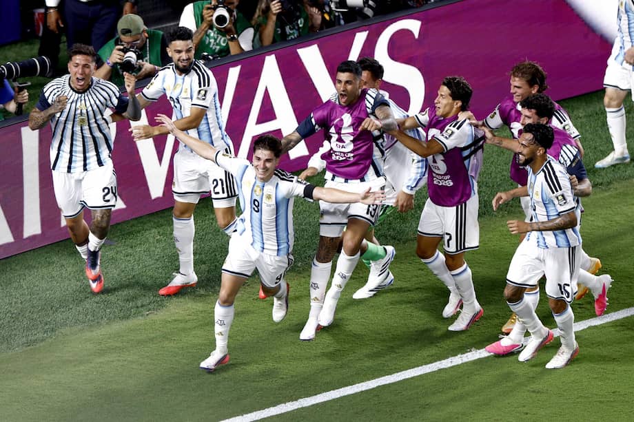 Julián Álvarez, el héroe de Argentina en el partido contra Suiza.