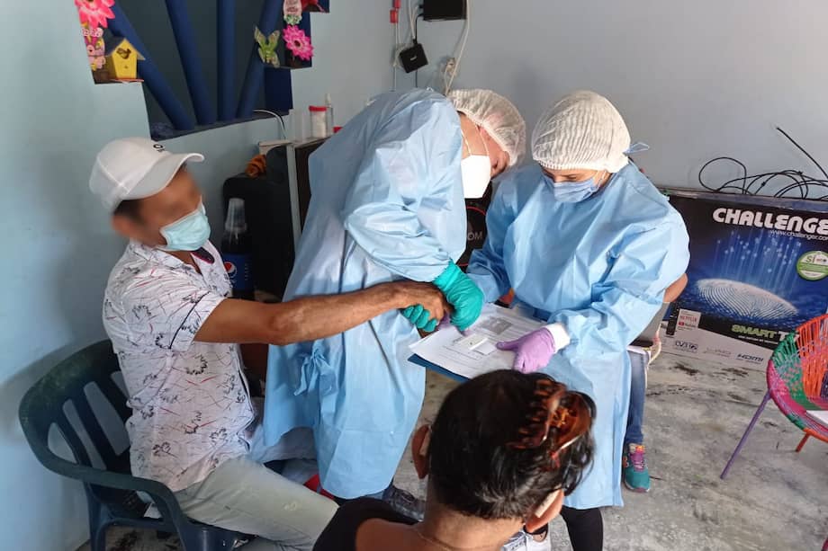 Unidad de Búsqueda durante proceso biológico que permitirá relacionar desaparecidos con sus familiares.