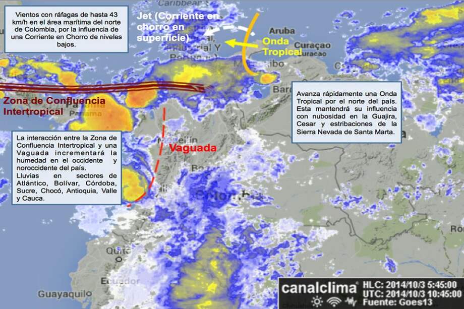 Pronóstico del clima para este 3 de octubre