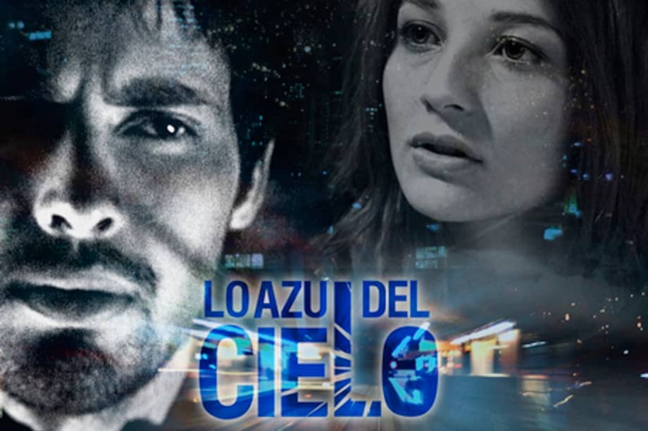 Afiche de la película colombiana "Lo Azul del Cielo".