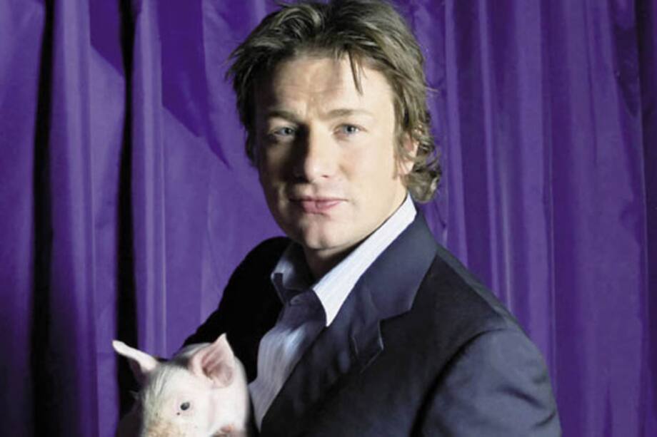 Jamie Oliver, lo suyo es comer sano
