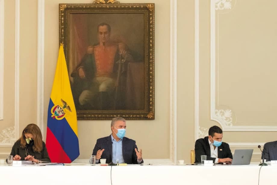 En la Casa de Nariño no parecen comprender todavía que estamos bajo circunstancias excepcionales y que, por lo tanto, las respuestas están mucho más allá de los libros de texto o los acuerdos políticos de siempre. / Foto: Presidencia