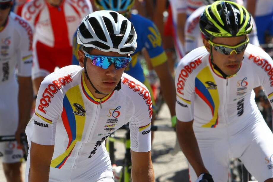 Sebastián Henao se mantiene noveno en el Tour de L'Avenir. Foto: CORTESÍA ANDREA FIN