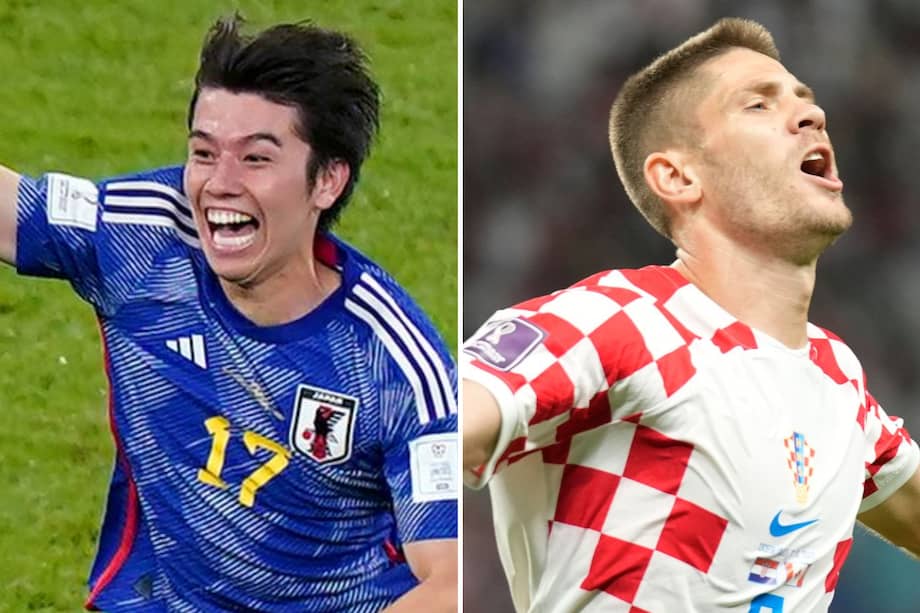 Ao Tanaka (izquierda) y Andrej Kramaric (derecha) han anotado para sus respectivas selecciones.