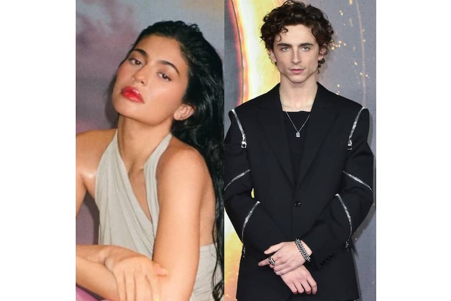 Kylie Jenner, modelo y empresaria, y el actor estadounidense Timotheé Chalamet.