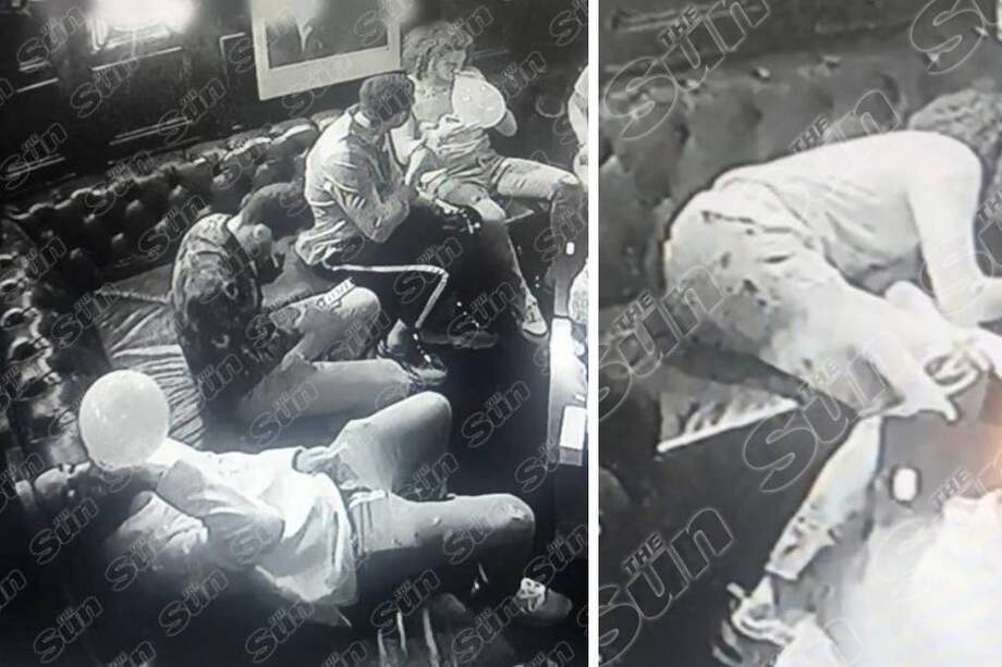 Captura de pantalla video publicado por The Sun