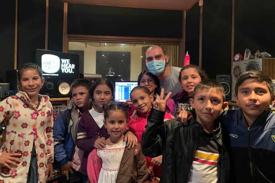 Semillas de Reconciliación grabó su primer disco en 2020, en Bogotá, a pesar de las pandemias.