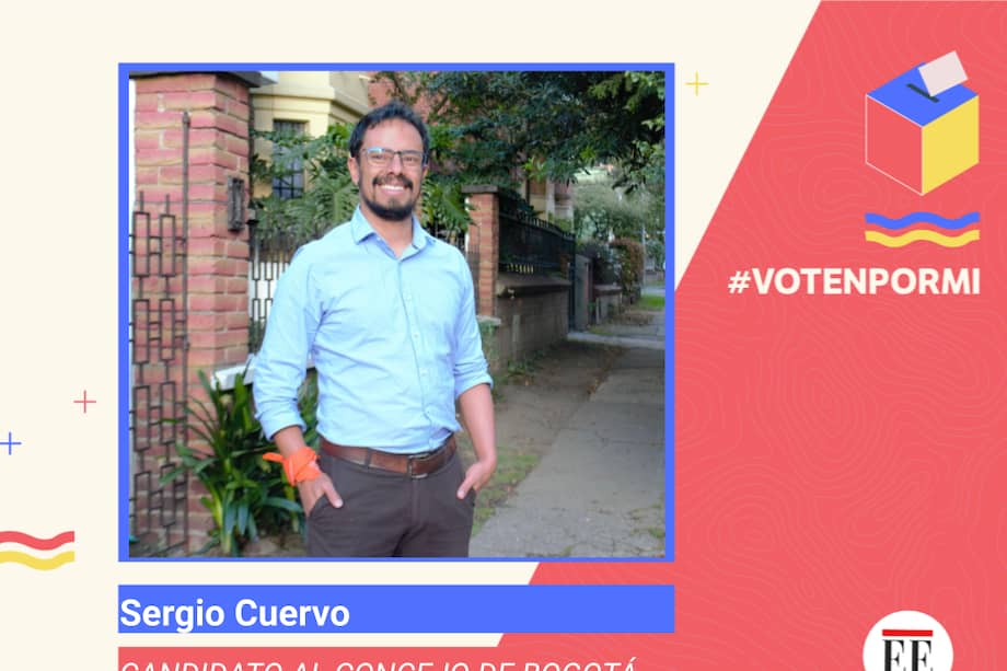 Sergio Cuervo, candidato al Concejo de Bogotá.