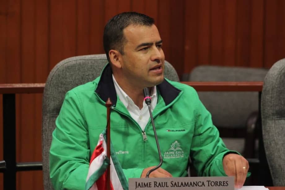 Jaime Raúl Salamanca es candidato de la Alianza Verde a la Presidencia de la Cámara de Representantes.