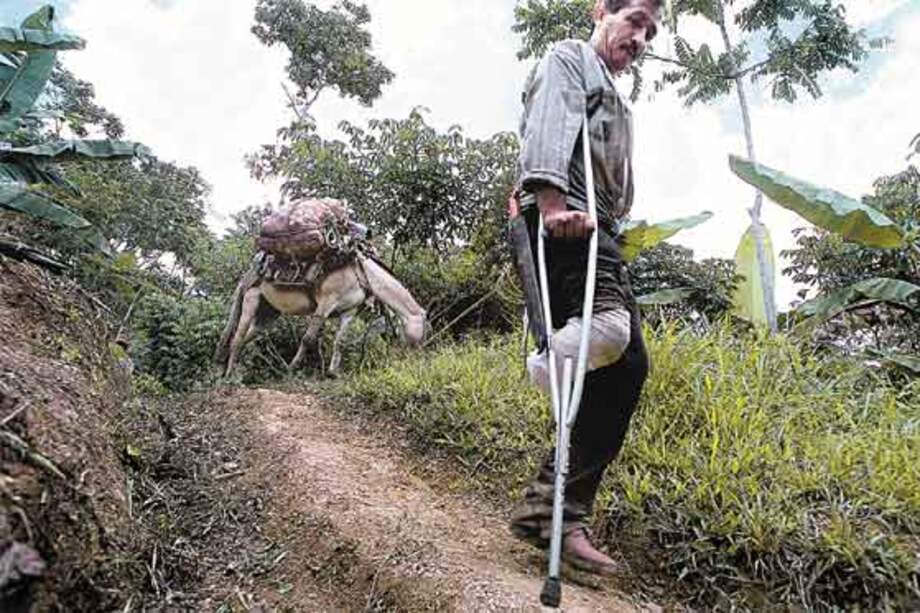 Para 2009 Colombia era el tercer país del mundo con más minas antipersona.