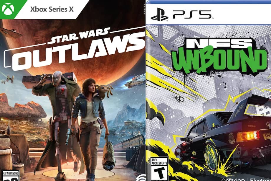 Dos de los videojuegos que llegarán a los servicios por suscripción más importantes de las consolas. Star Wars Outlaws a Xbox Game Pass y Need For Speed: Unbound a PlayStation Plus.