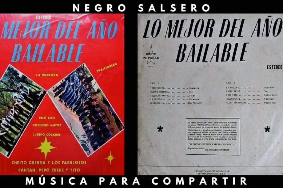 Una de las ya legendarias carátulas de la música de fin de año, con algunas canciones de Cheíto Guerra y Los fabulosos. / Cortesía