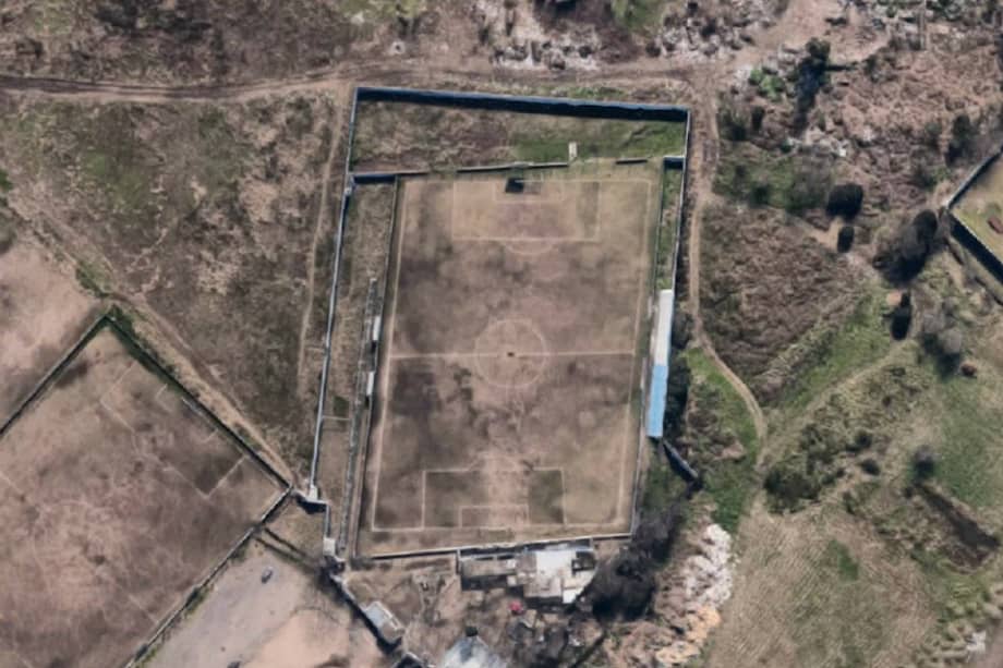 La falsa escuadra del campo de Liniers. / Google Maps