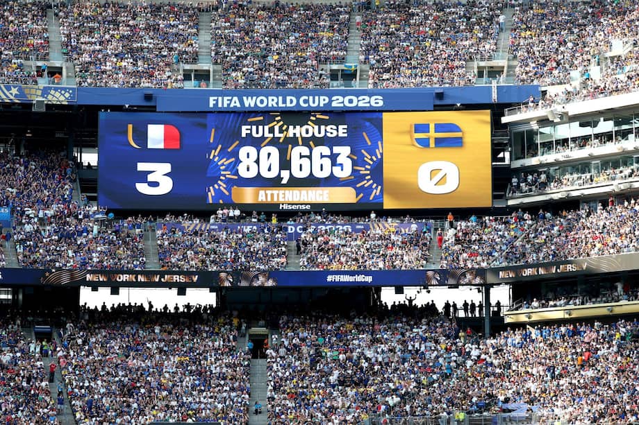Francia le pasó por encima a Suecia en los 16avos de final del Mundial 2026 en el MetLife Stadium frente a más de 80.000 espectadores.