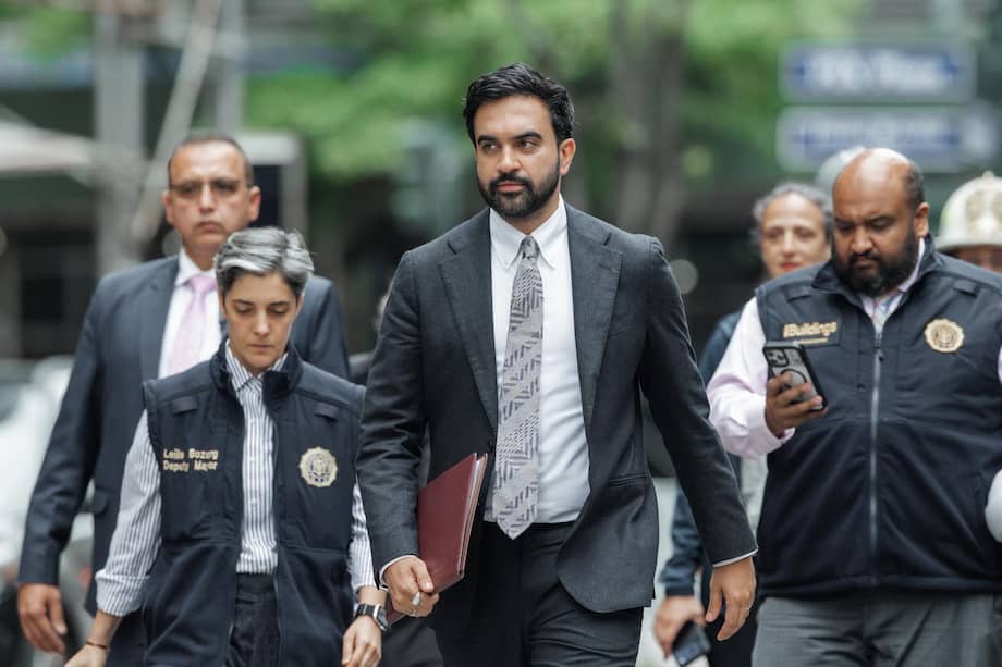 Zohran Mamdani, alcalde de Nueva York y figura central de la “ola socialista”.