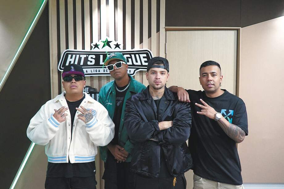 Productores musicales, compositores y cantantes, hacen parte del equipo de la Hits League.