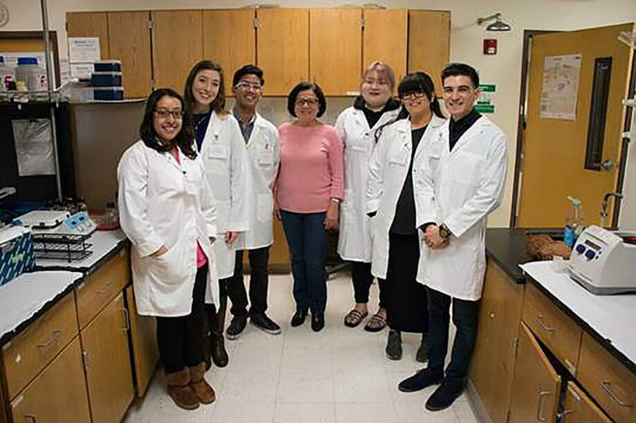 Martha Orozco (centro) es la directora del Centro de Investigación de Transformación de Plantas (PTCR). / Universidad Nacional