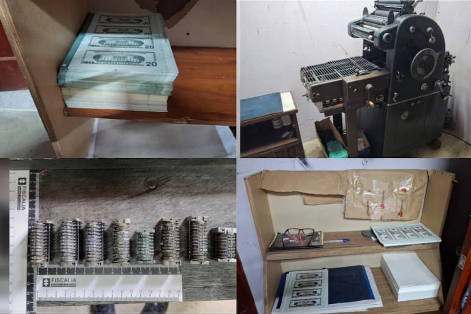 Cárcel para hombre que enviaba dólares falsos a EE. UU. desde imprenta clandestina en Boyacá.