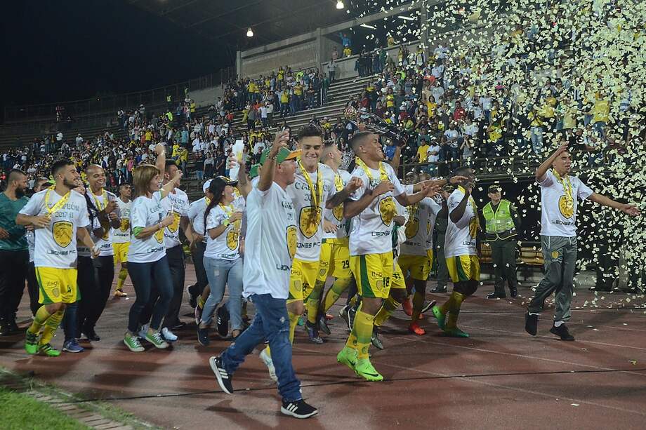 Festejo de Leones el domingo, en Itagüí. / Luis Benavides