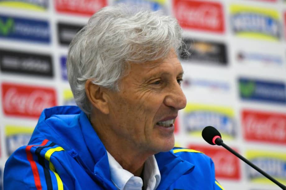 El argentino José Pékerman, entrenador de la selección colombiana de fútbol. / AFP