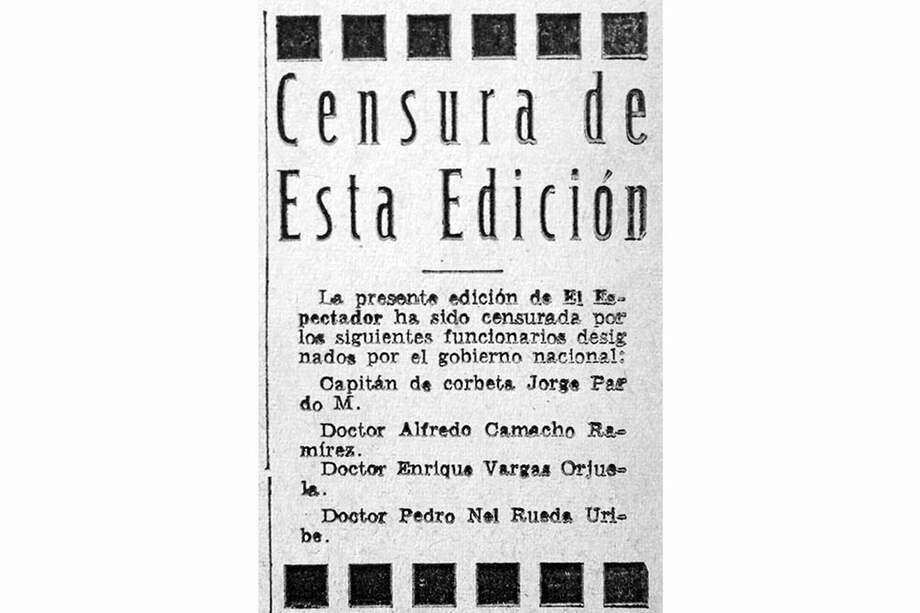 Durante esa época en las páginas del periódico salía este mensaje para que los lectores se enteraran de la situación que se vivía dentro de la redacción. /Archivo