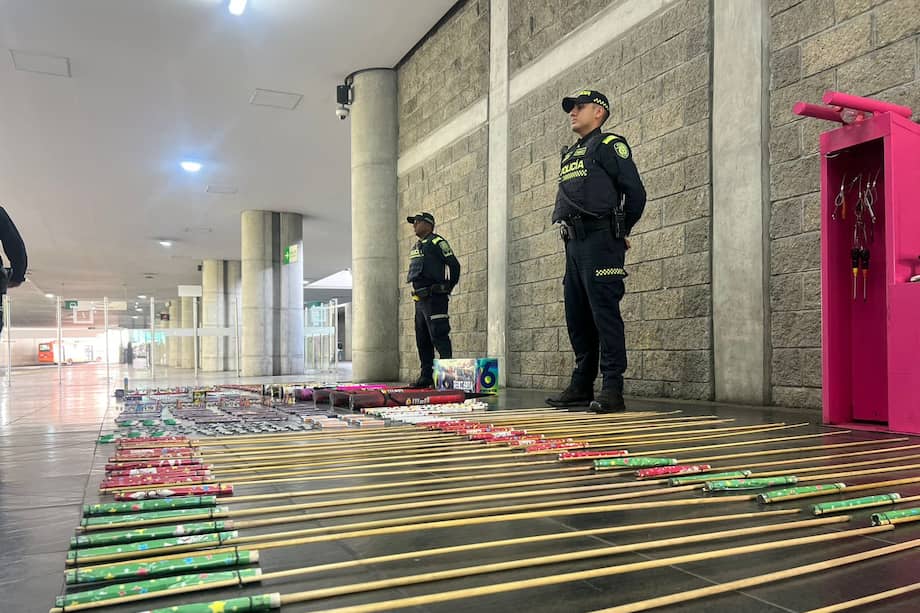 1.440 unidades de pólvora incautada.