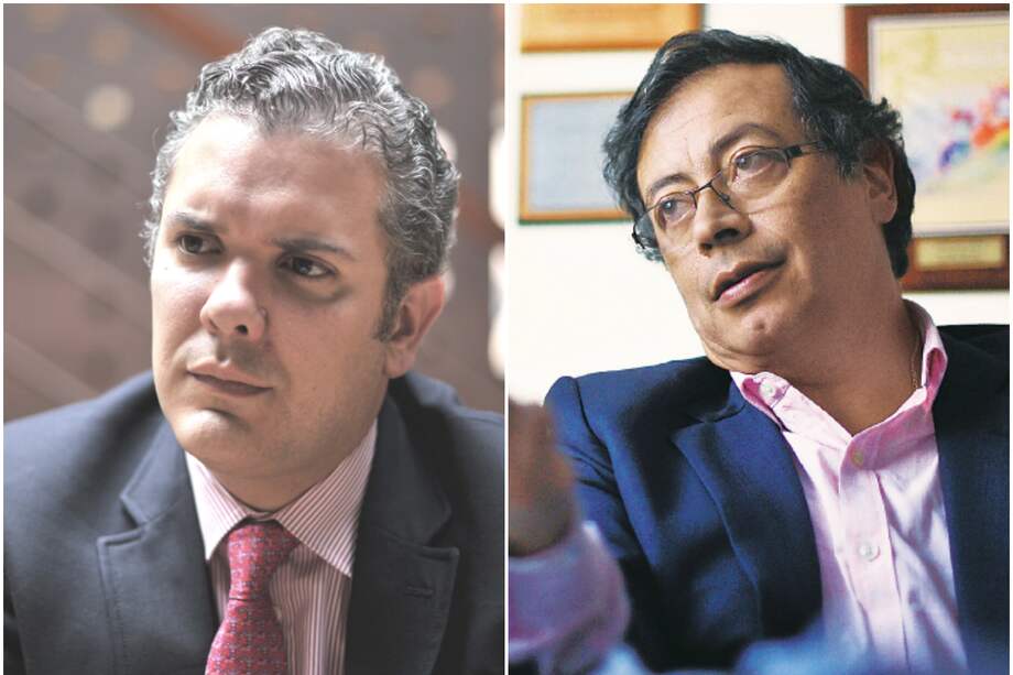 Iván Duque y Gustavo Petro, candidatos presidenciales. / Archivo El Espectador