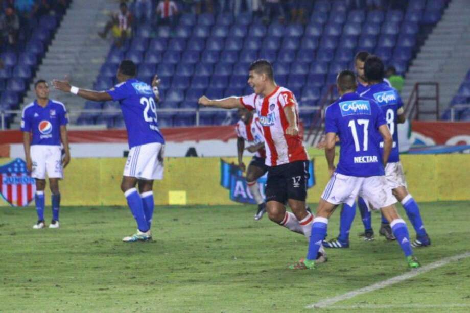 Júnior fue infinitamente superior a Millonarios en el juego de ida de los cuartos de final de la Liga Águila. / @JuniorClubSA