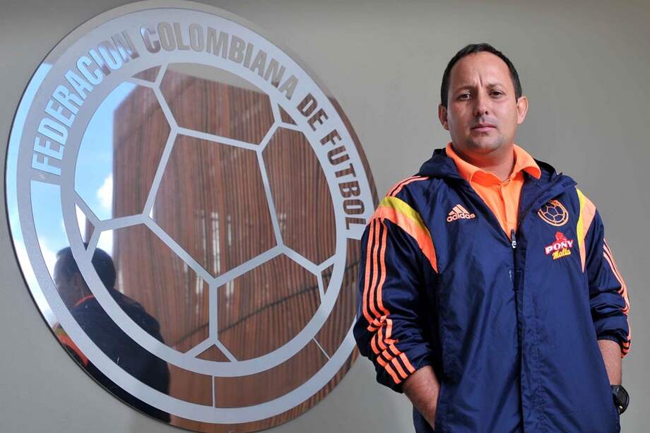 Felipe Taborda, en la sede deportiva de la Federación Colombiana de Fútbol. / Cristian Garavito - El Espectador